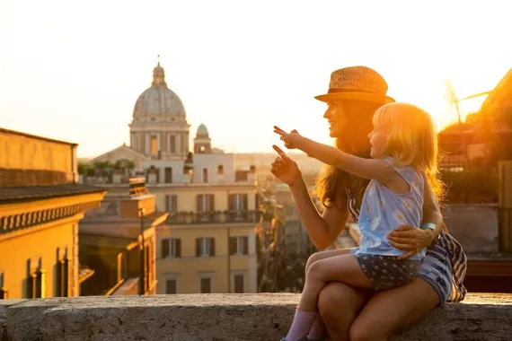 Pôr do Sol em Roma