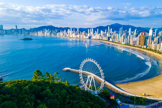 Vista Aérea de Balneário Camboriú