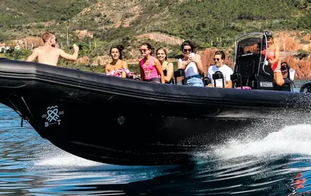 Excursão Massif de l'Esterel de barco