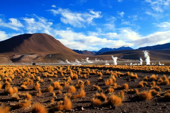 Os gêiseres de el tatio, os maiores gêiseres do hemisfério sul - San Pedro de Atacama, Chile