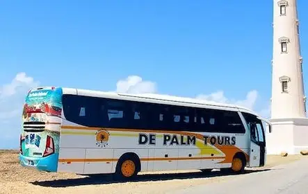 Excursão turística em ônibus em Aruba
